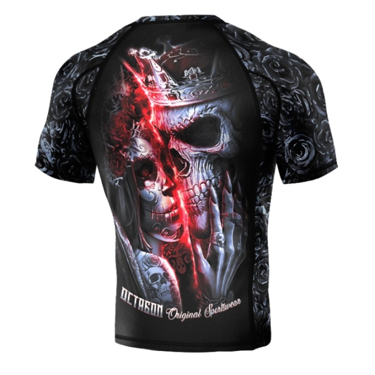 Rashguard Octagon PREMIUM Santa Muerte rashguard-octagon-premium-san_15123