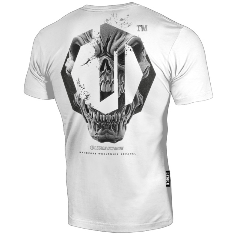 T-shirt Legion Octagon Skull white t-shirt-legion-octagon-skull_19353