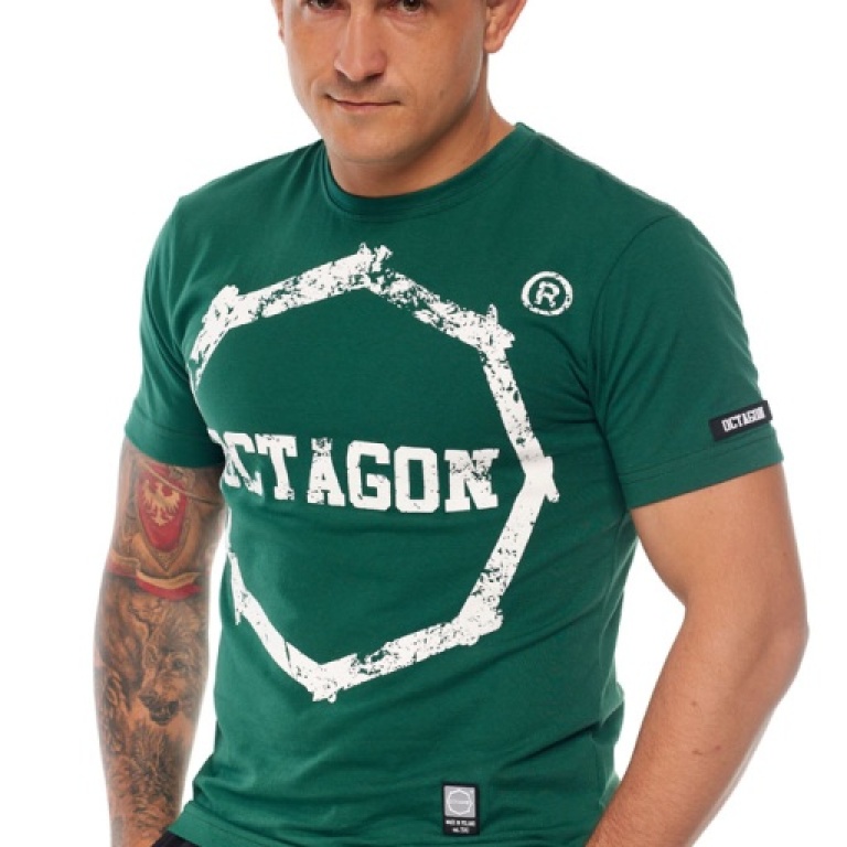 T-shirt Octagon Logo Smash bottle green t-shirt-octagon-logo-smash-bo_15423_901643638