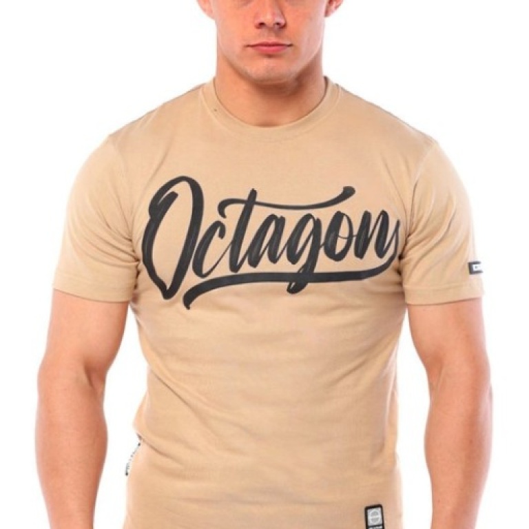 T-shirt Octagon Retro beige t-shirt-octagon-retro-beige_18316_p