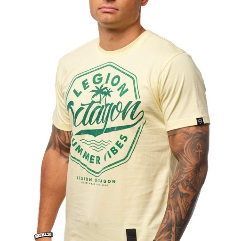 T-shirt Octagon Summer Vibes yellow t-shirt-octagon-summer-vibes_17182