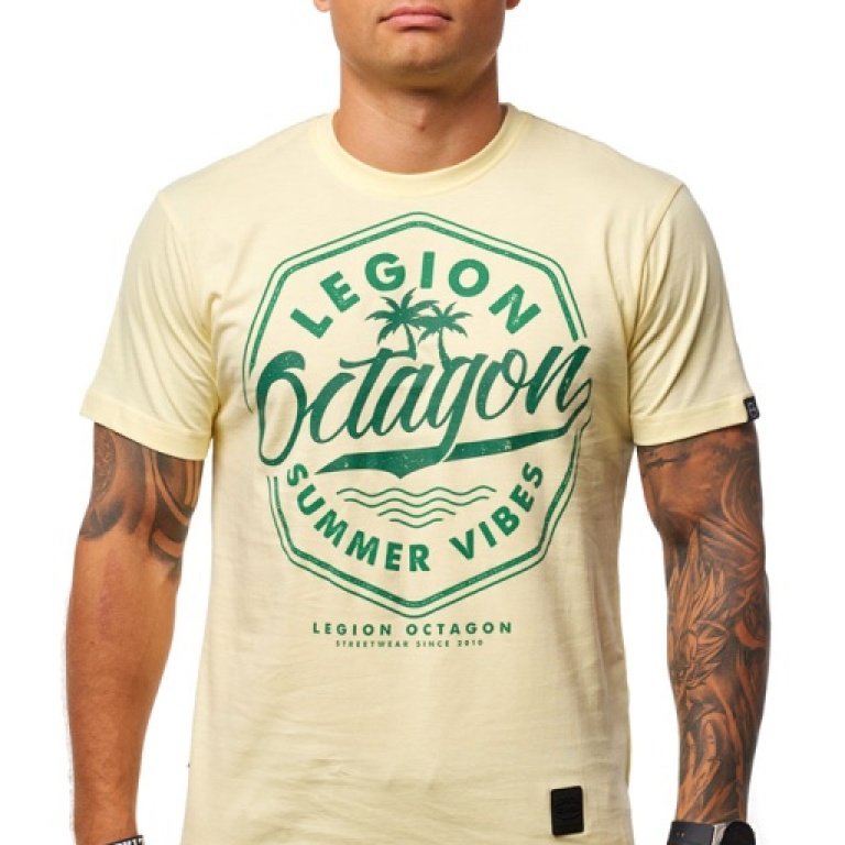 T-shirt Octagon Summer Vibes yellow t-shirt-octagon-summer-vibes_17184