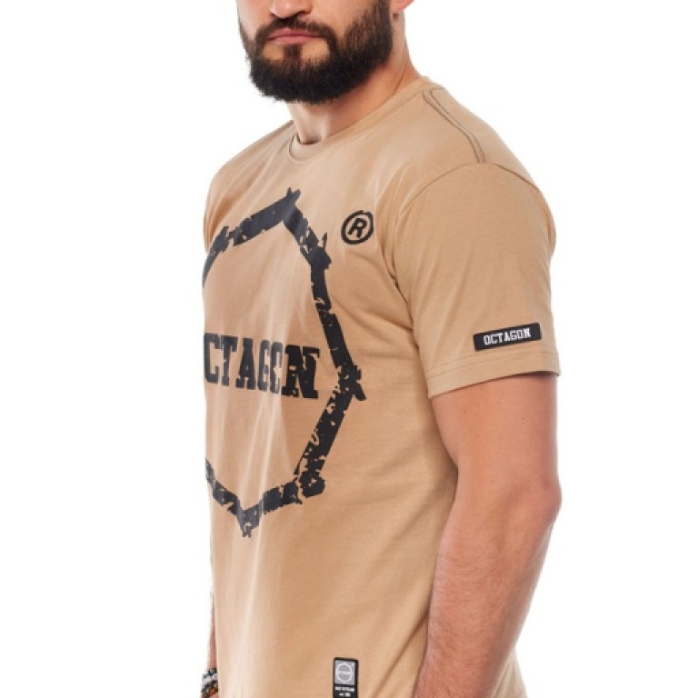 T-shirt Octagon Teeth Beige t-shirt-octagon-zeby-beige_15434