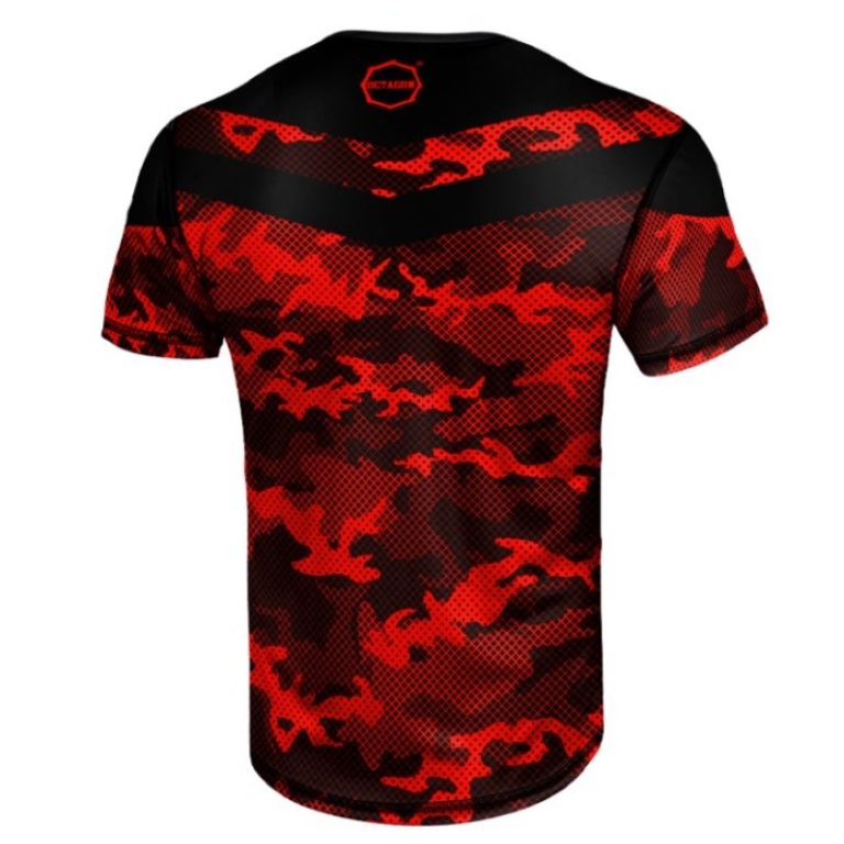 Camiseta deportiva Octagon Mesh Camo red t-shirt-sport-octagon-mesh-ca_15563_p