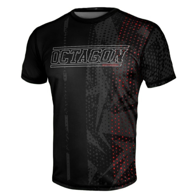 Camiseta deportiva Octagon Octagonal black t-shirt-sport-octagon-octagon_15567_p